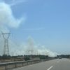 Incêndio de grandes dimensões na A6 provoca corte total do trânsito